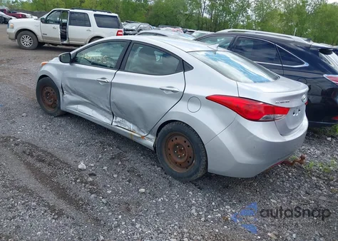 2013 Hyundai Elantra Gls из США, поврежденный, VIN 5NPDH4AEXDH271278